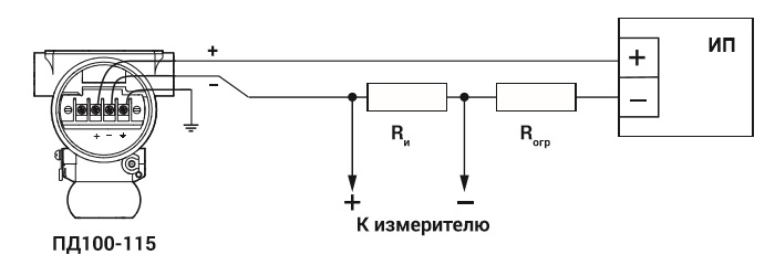 Пд100 датчик давления схема