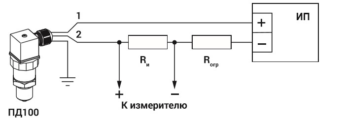 Пд100 датчик давления схема