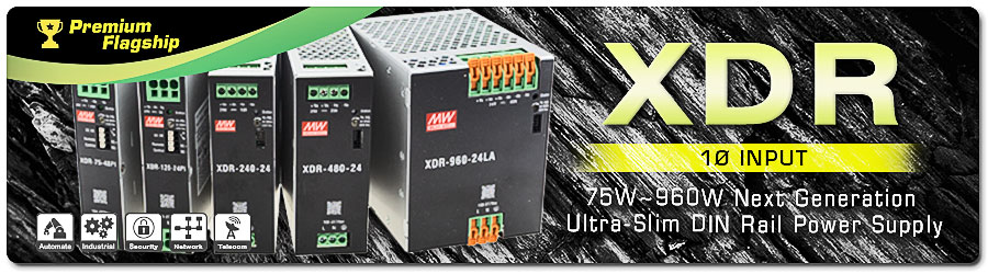Блоки питания Mean Well серии XDR