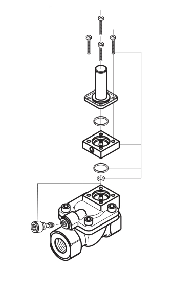 Блок ручного управления включающий выравнивающее отверстие, приводимый в действие помощью инструмента