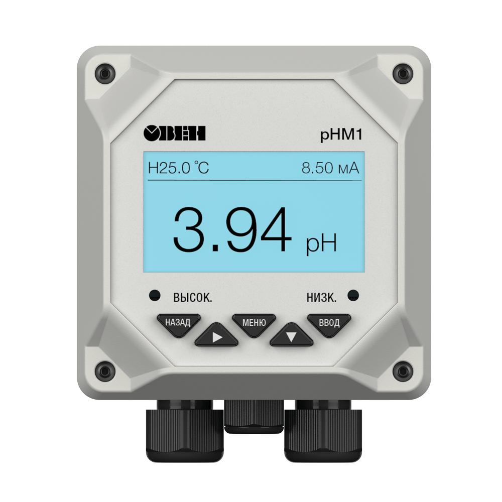 Промышленный анализатор жидкости ОВЕН рНМ1: pH-метр и ОВП-метр