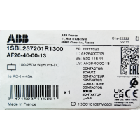Этикетка от упаковки ABB AF26-40-00-13