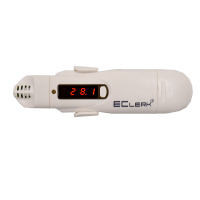 Измеритель-регистратор температуры EClerk-M-11-T-W с поверкой, с дисплеем отображения данных на приборе, в белом корпусе