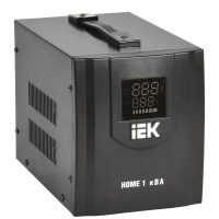 Стабилизатор напряжения переносной HOME 1 кВА (СНР1-0-1) IEK. IVS20-1-01000