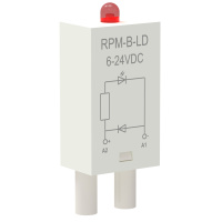 Модуль защиты для реле диод+светодиод 6-24В DC ONI RPM-B-LD-DC6-24V