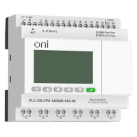 ПЛК 430 Модуль ЦПУ 12 DI 6 RO 220В AC с Ethernet портом с экраном ONI