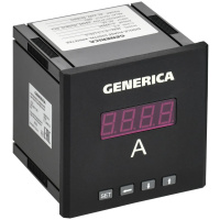 Амперметр цифровой щитовой GENERICA IDA21-5-1-3-LED-G