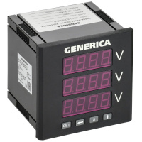 Вольтметр цифровой GENERICA IDV21-5-3-0-LED-G