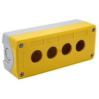Корпус кнопочного поста, 4 места, желтый, IP67 MEYERTEC MTB2-F89-Y