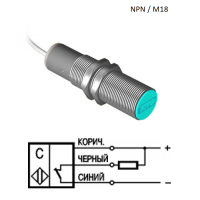 Емкостной NPN NC M18 бесконтактный датчик ТЕКО CSB A41A5-32N-6-LZ