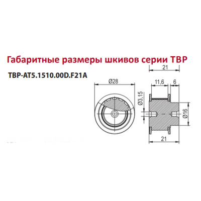 Габариты TBP-AT5.1510.00D.F21A