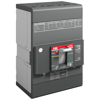 Автоматический выключатель в литом корпусе XT3N 250, TMD, In=250A; SACE ABB Tmax XT