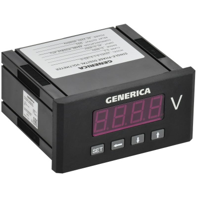 Вольтметр цифровой GENERICA IDV41-5-1-3-LED-G