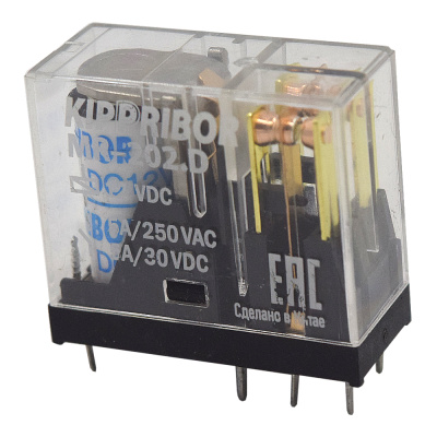 Электромагнитное промежуточное (интерфейсное) реле Кипприбор MR-202D