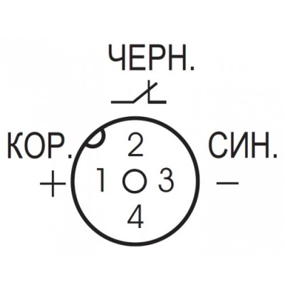 Схема внутренних соединений соединителя ТЕКО CS S20-2-2