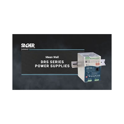 DRS-240/480 Series: 240W / 480W DIN Rail Type All-in-One Intelligent Security Power Supply