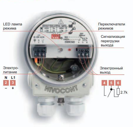 Схема электронного выхода