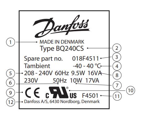 Техническое описание  Danfoss